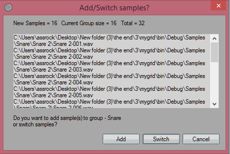 Add switch samples