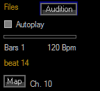 Controller panel properties