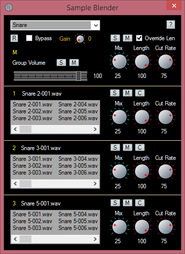 Drumthrash sample blender