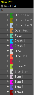 DrumThrash kit panel