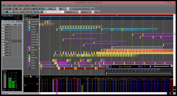 DrumThrash Drum Machine Software